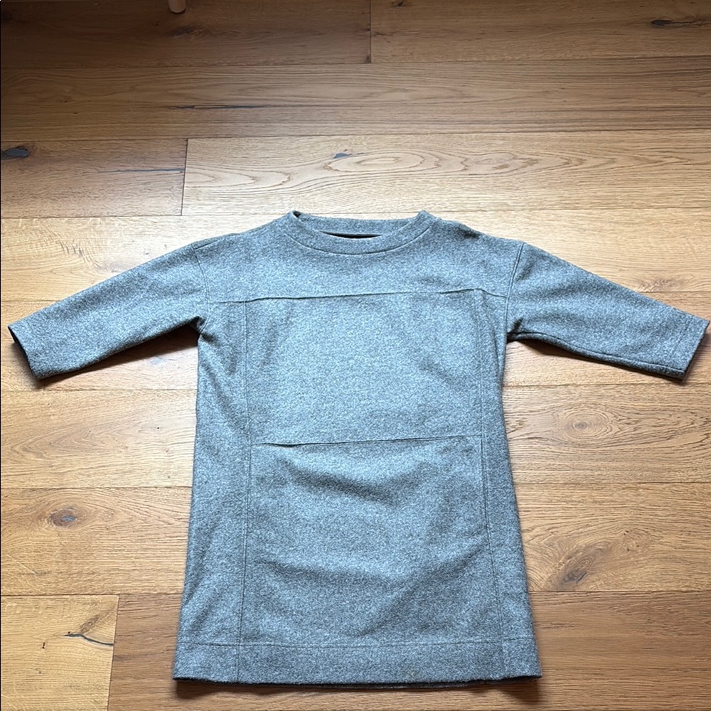 Madewell Gray Mini Dress Casual Knit